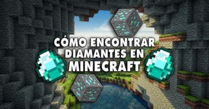 Cómo encontrar diamantes en Minecraft