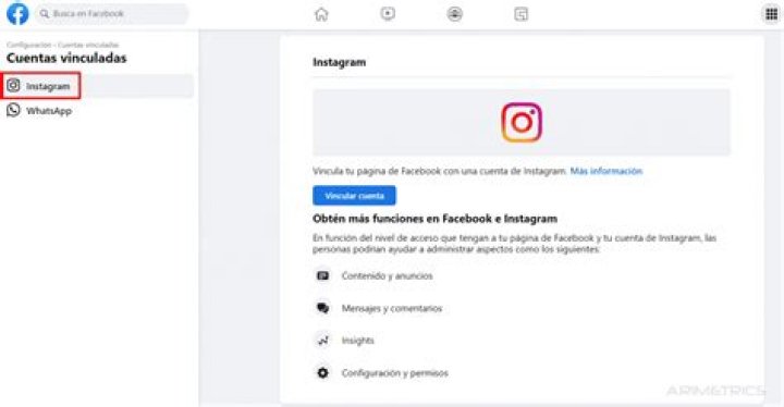 Cómo vincular Instagram con Facebook