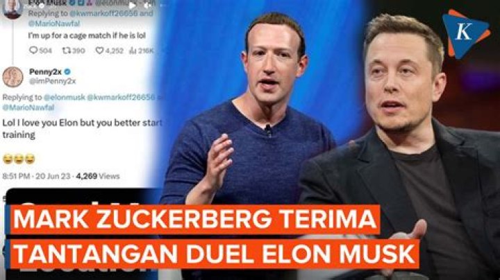 Ditantang Duel Elon Musk, Mark Zuckerberg: Kirim Lokasi