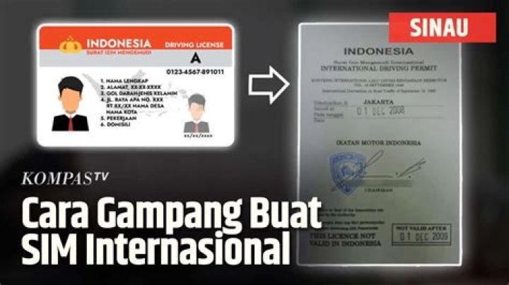 Ini Syarat dan Biaya Bikin SIM Internasional