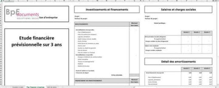 Plan financier Excel : modèle OHADA pour l’Afrique