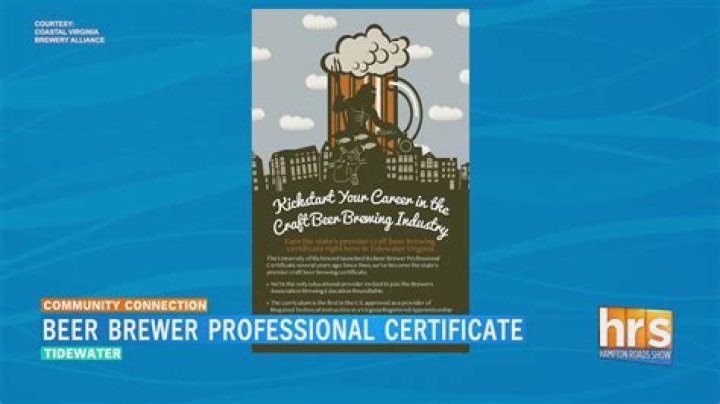 Richmond Area Beer Brewer Professional Certificate - School of Professional & Continuing Studies