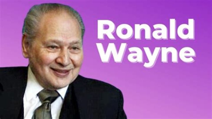 Ronald Wayne Net Worth - Wealthy Genius