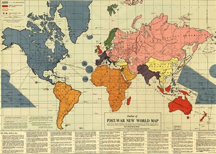 Team Map Presentation, October 8: New World Order Map, 1942.