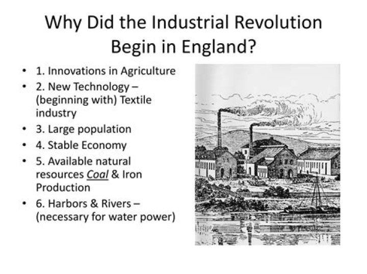 Why Did the Industrial Revolution Begin in England?
