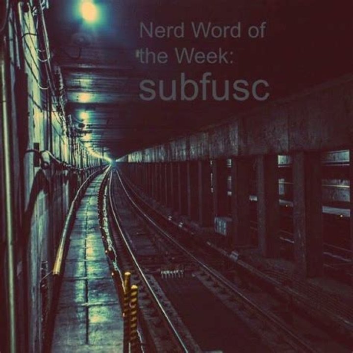 Word of the Week! Subfusc